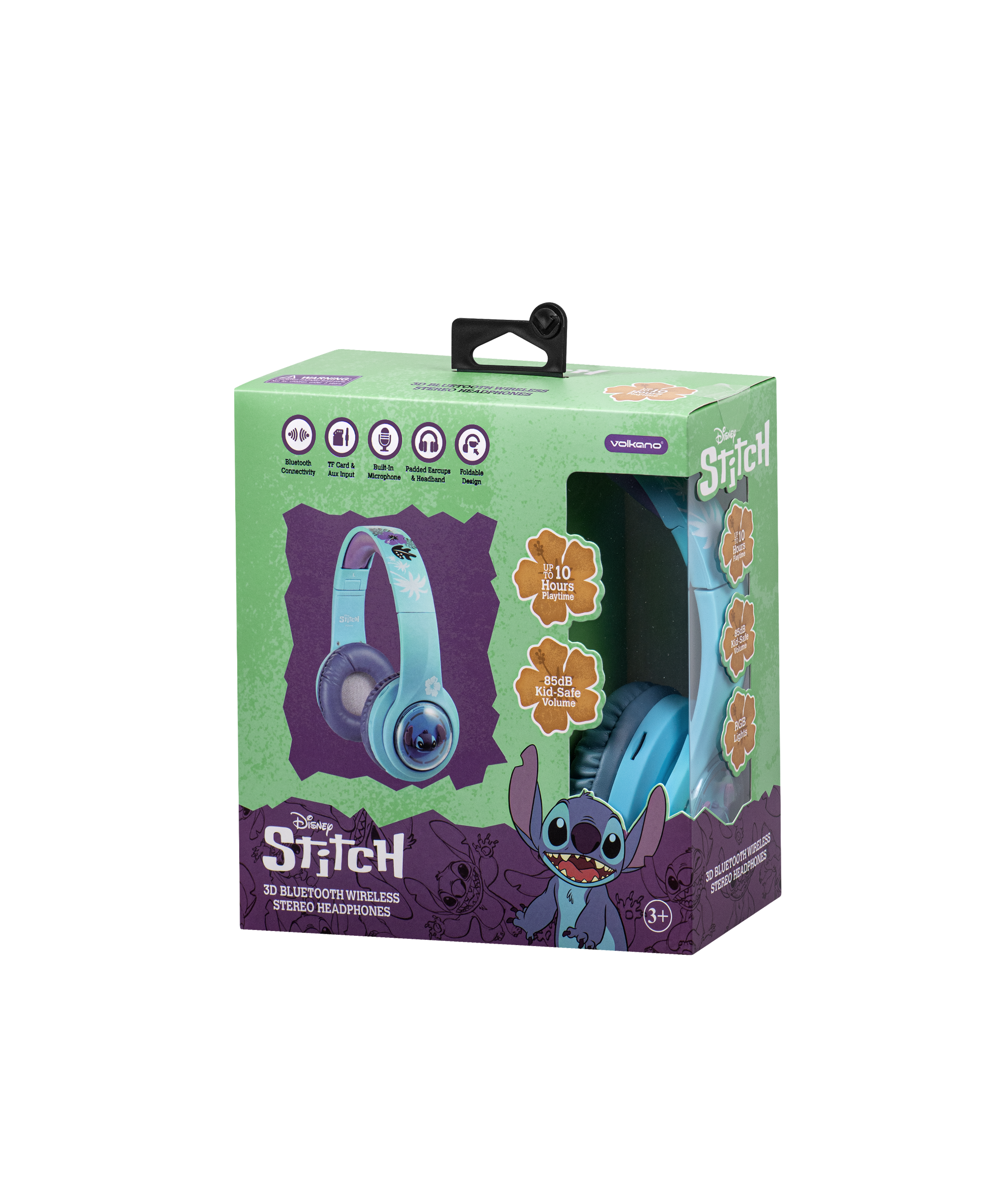 Fone de Ouvido Bluetooth 3D - Stitch
