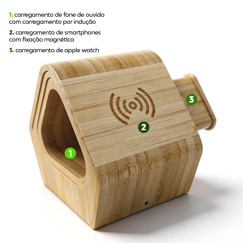 Carregador sem Fio 3 em 1 MagSafe Nest Charger | Händz