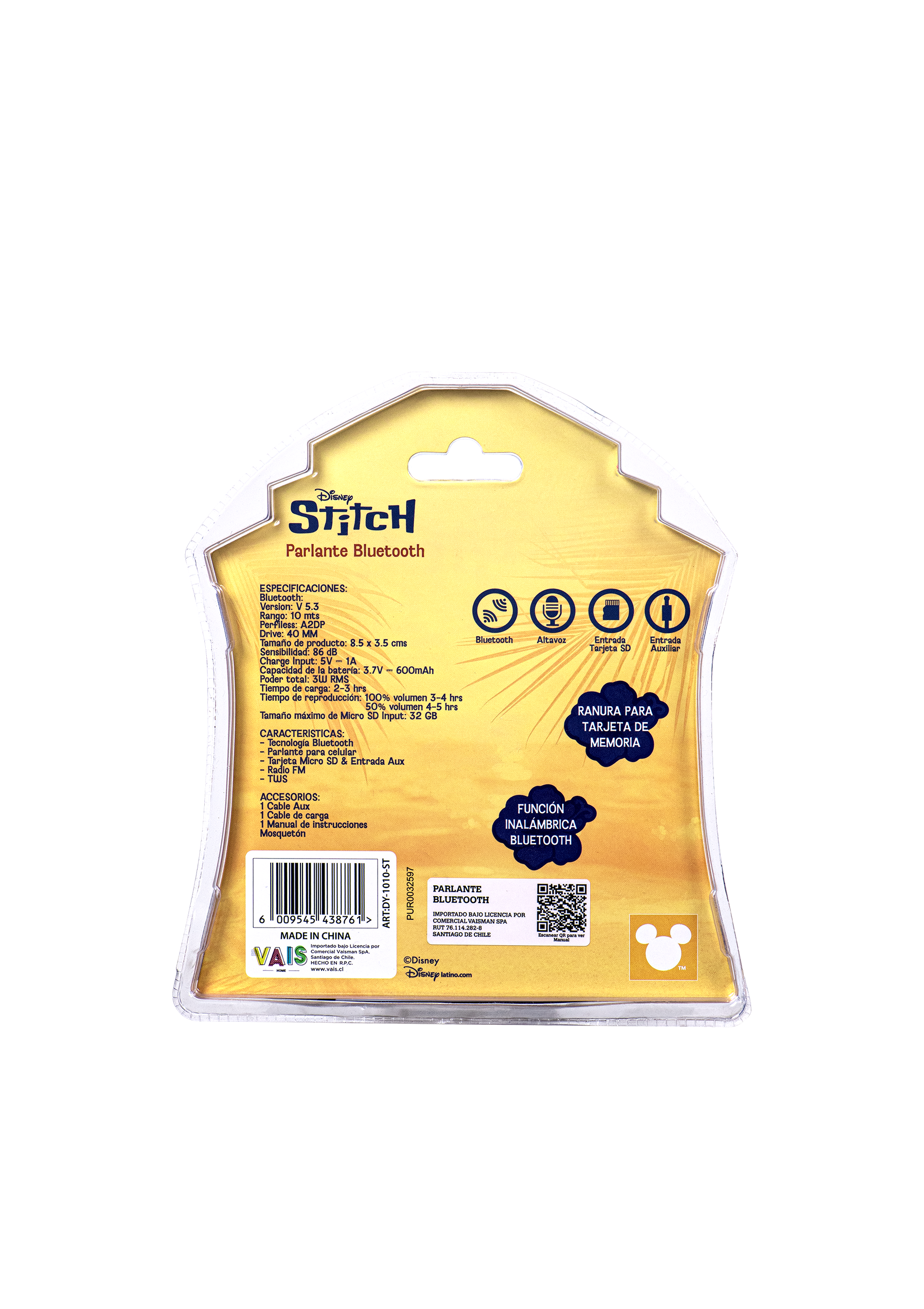 Caixa de Som - Stitch