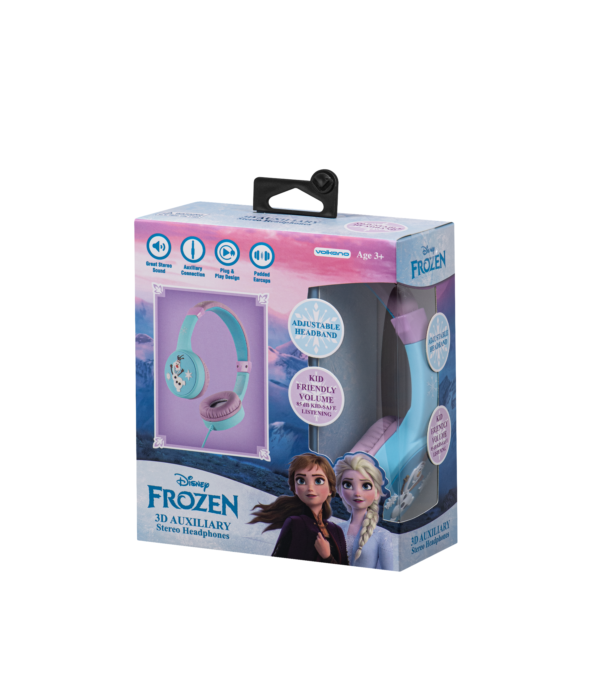 Fone de Ouvido com fio 3D - Frozen