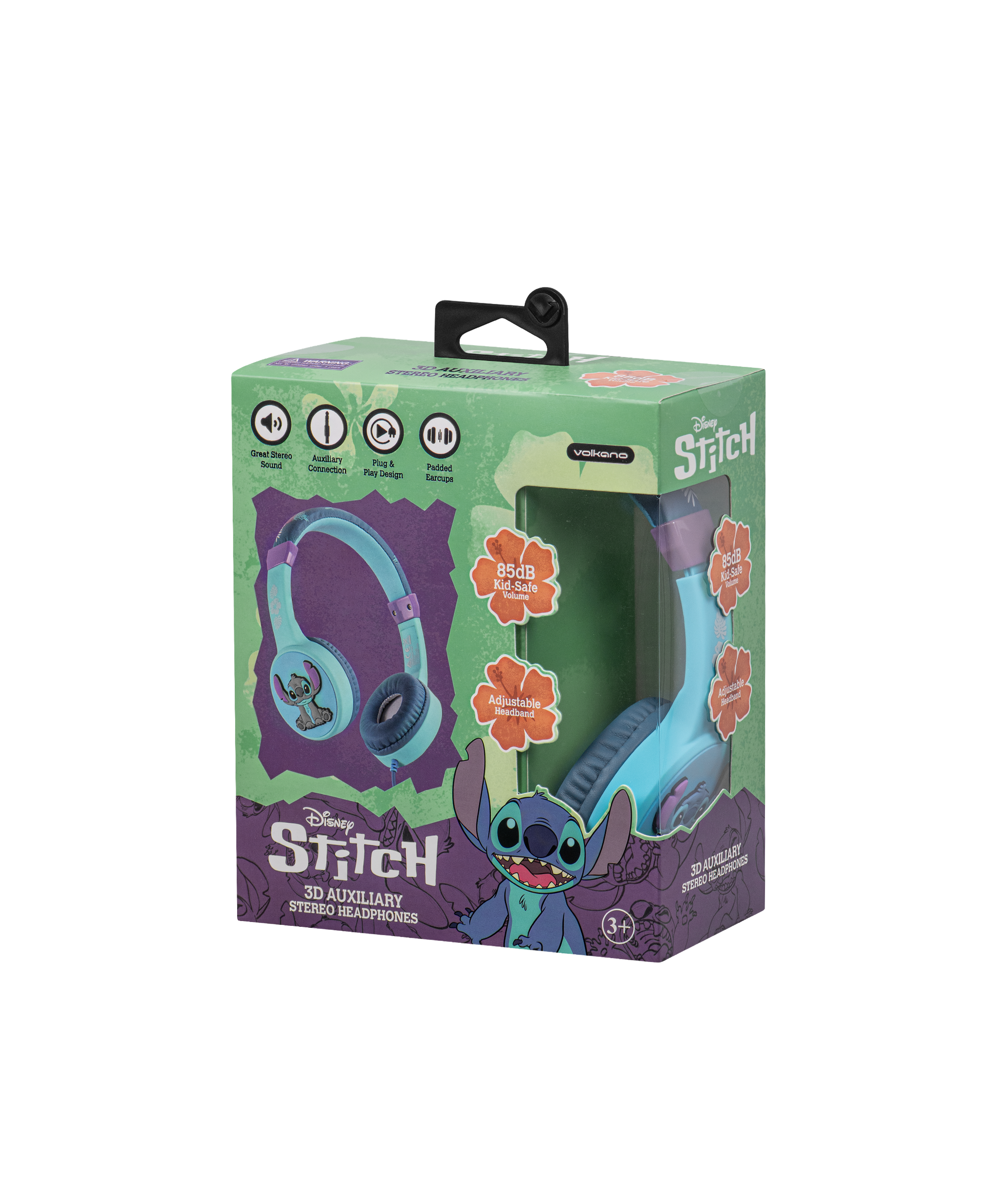 Fone de Ouvido com fio 3D - Stitch