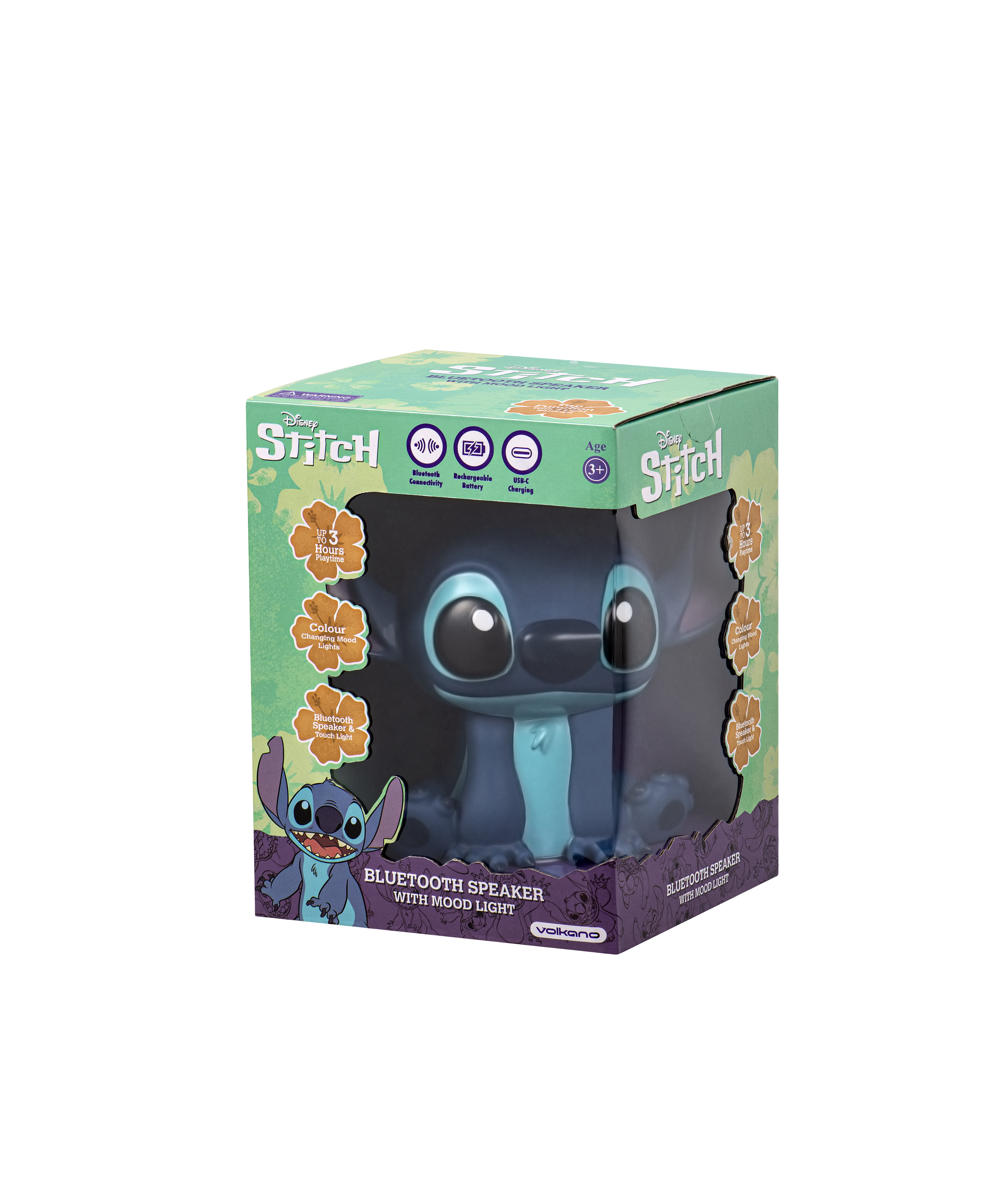 Caixa de Som e Abajur - Stitch