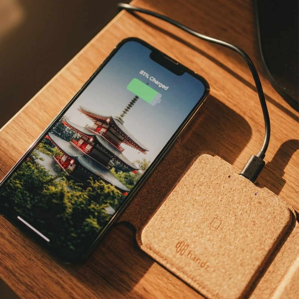 Carregador sem Fio 3 em 1 Cork Triple Charge | Händz