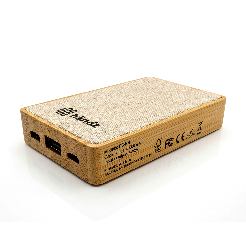 Power Bank 5.000 mAh Nätural Bank | Händz – Händz Brasil