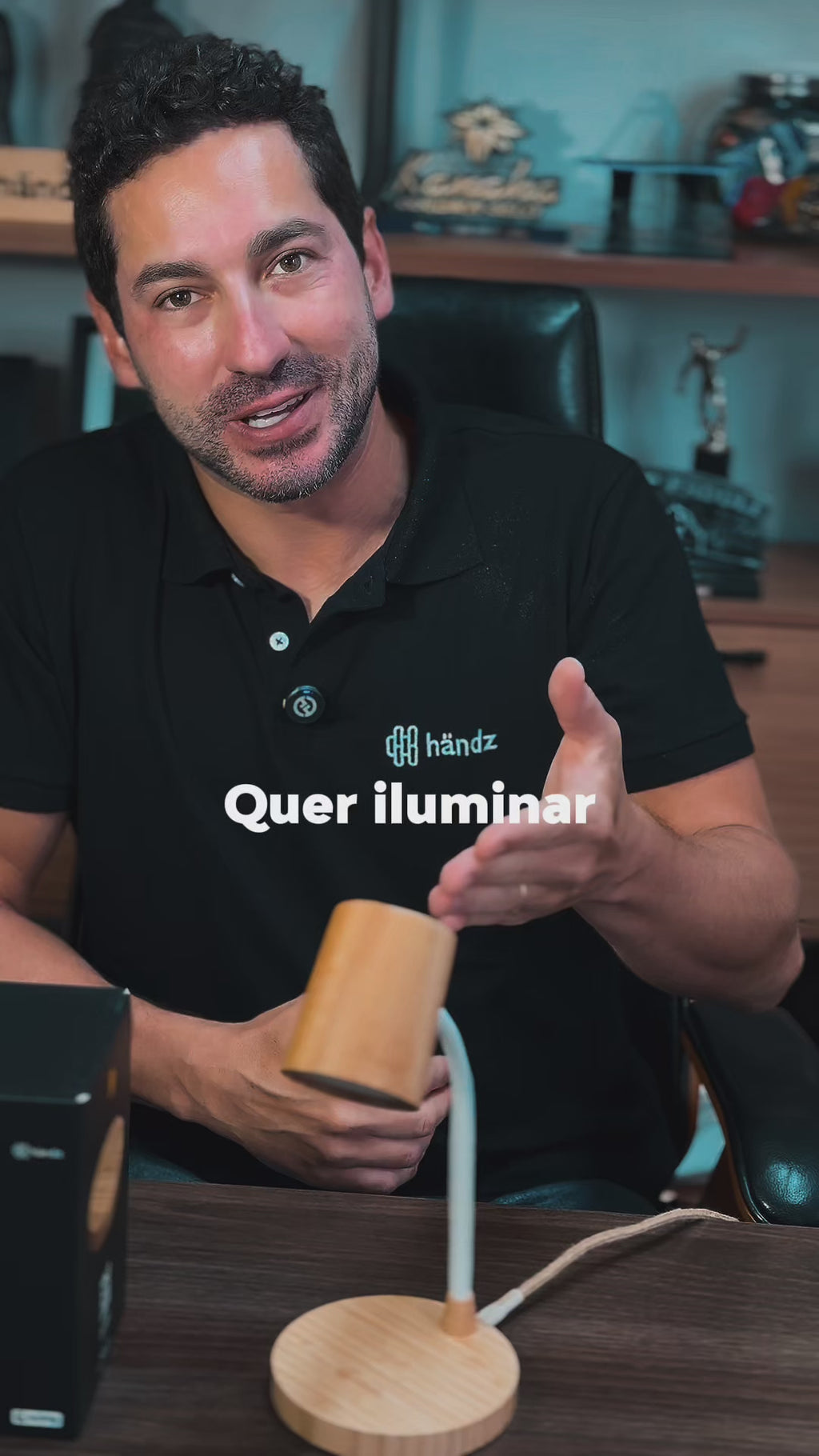 Luminária com Carregamento Sem Fio Bamboo Lamp | Händz – Händz Brasil
